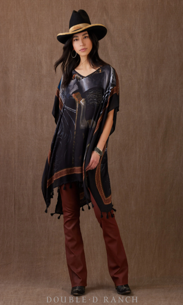 Double D Ranch - Porter Saddlery Poncho – Cowgirl Kim