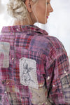 Magnolia Pearl Top 1508 - Patchwork Kelly Western Shirt - Madras Pink