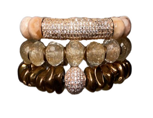 Arm Kandy by Heather Ford - Rose Gold Stack