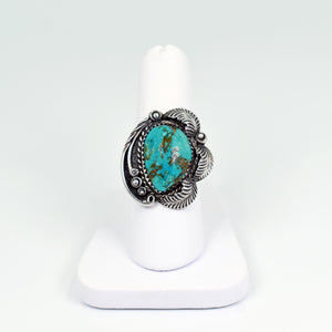 Vicki Orr Vintage Blue Gem Turquoise Ring - Cowgirl Kim