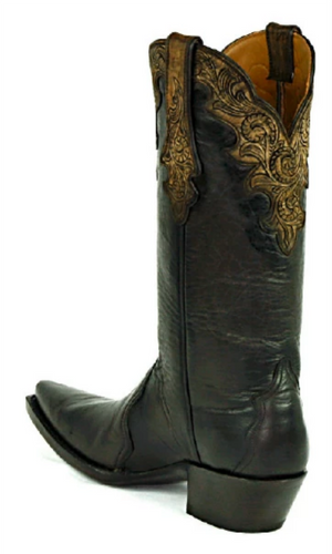 Black Jack Ranch Hand Chocolate Shadow Boot - Cowgirl Kim