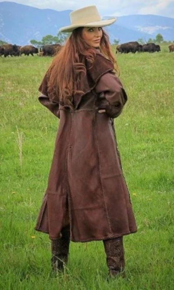 Wild Instincts Wyoming Duster~ Chocolate Brown - Cowgirl Kim