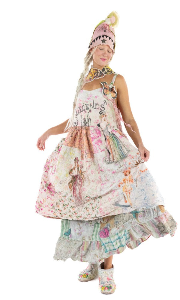 Magnolia  Pearl Dress 934 - Patchwork Mielah Slip Dress - Fairyland