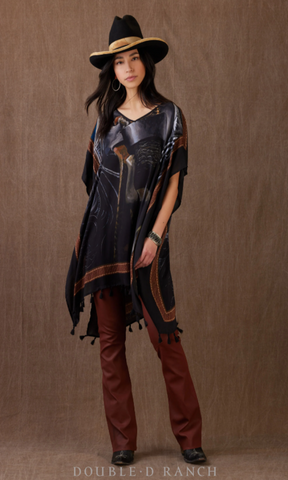 Double D Ranch - Porter Saddlery Poncho – Cowgirl Kim