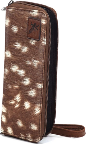 M&F Deer Axis Zipper Clutch Wallet