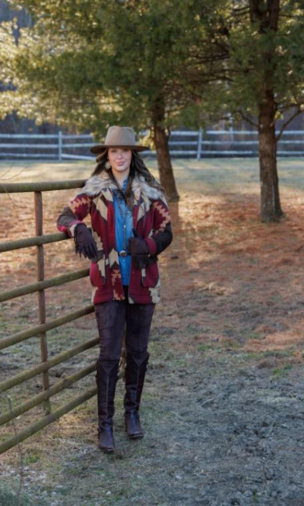 Tasha Polizzi - Bridget Jacket - Burgundy