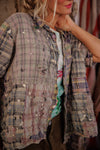 Magnolia Pearl - YD Patchwork Perletta Shirt - Madras Rainbow