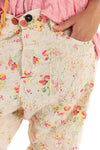 Magnolia Pearl Pants 498 - Cotton Linen Miner Pants - Circus Rose