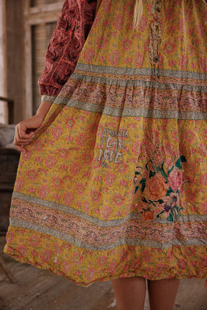 Magnolia Pearl - Gutta Garden Dress - Raspberry Patch