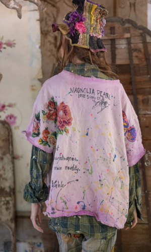 Magnolia Pearl Top 2595 - Frida del Sol Vetiver Sweatshirt - Allium Dip Dye