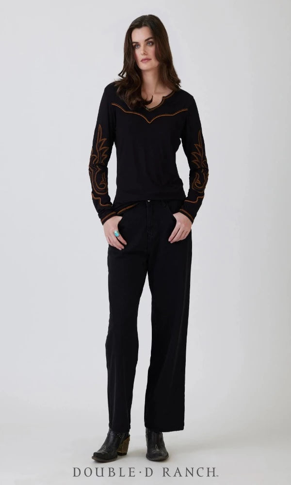 Double D Ranch - Wade Tee - Black