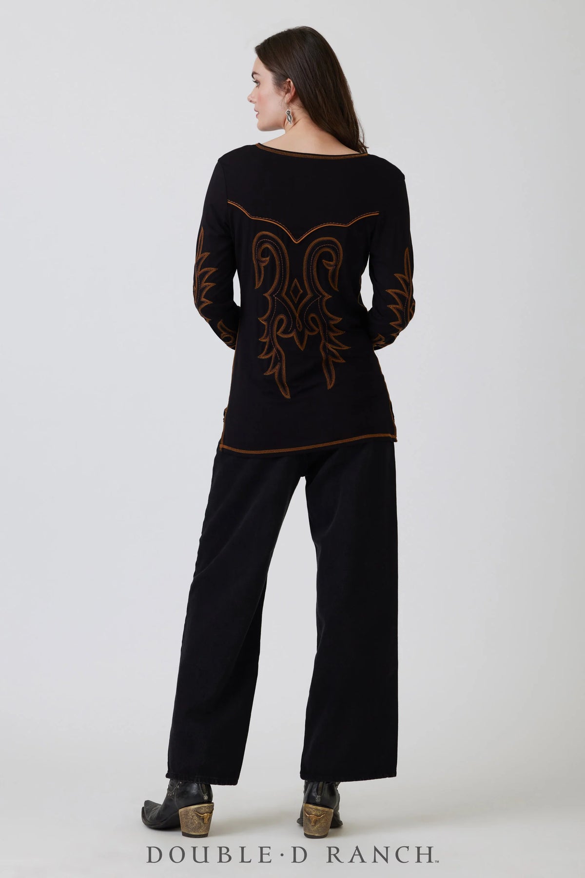 Double D Ranch - Wade Tee - Black