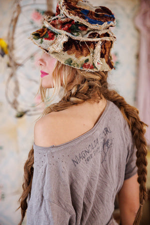 Magnolia Pearl - Boyfriend T - Moss Gray