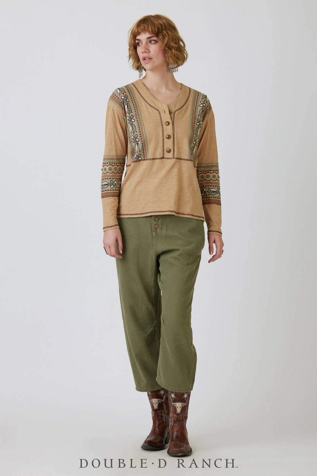 Double D Ranch - Noemi Top - Straw