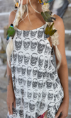 Magnolia Pearl - Skulls Lana Tank Dress - Muertos