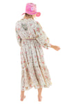Magnolia  Pearl Dress 902 - Patchwork Floral Chaney Dress - Light Happy