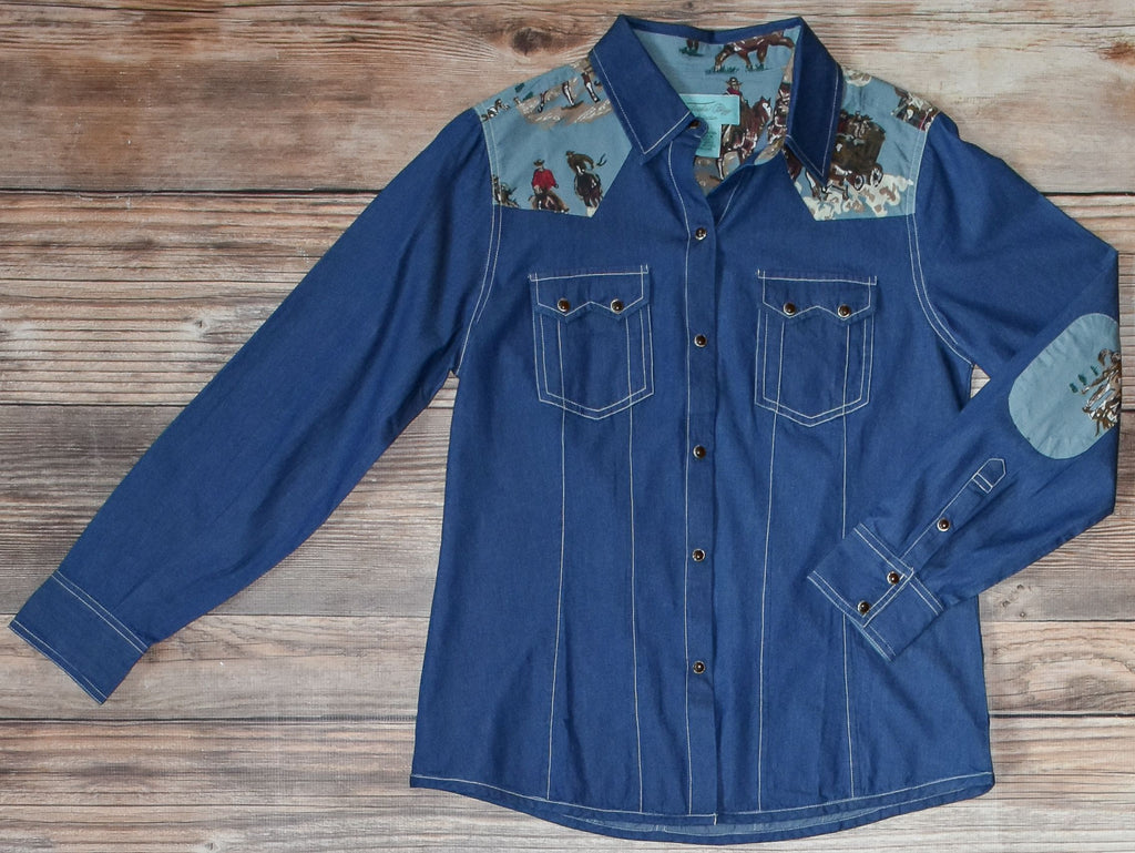 Tasha Polizzi Adirondack Shirt - Washed Blue