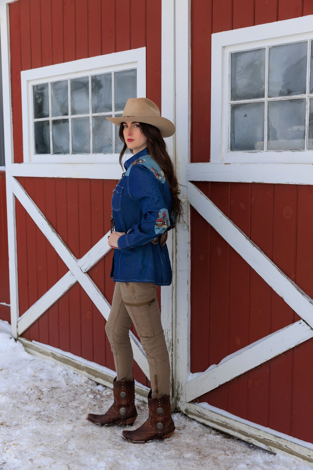 Tasha Polizzi Adirondack Shirt - Washed Blue