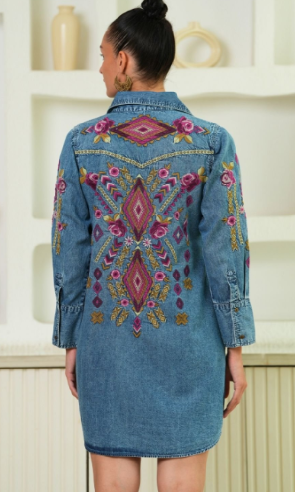 Selenda Jean Dress - Ruby Gold