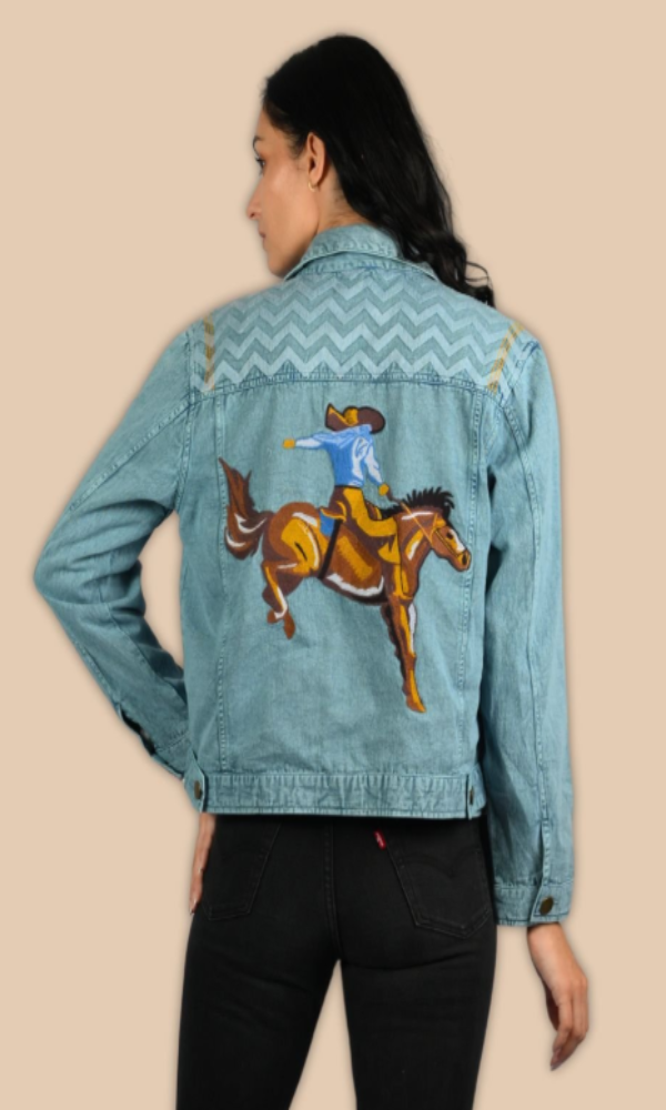 Cotton Woven Jacket - Denim
