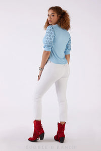 Double D Ranch - Ranch Romance Tee - Sky