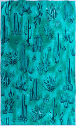 Wyoming Traders - Southwest Silk Scarf #14 - Cactus