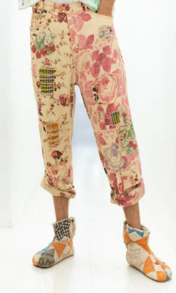 Magnolia Pearl - Pants 522 - Floral Miner Denim - Strawberry Patch