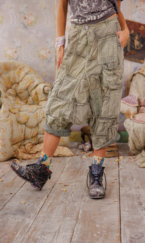 Magnolia  Pearl - Patchwork Joni trousers - Peace