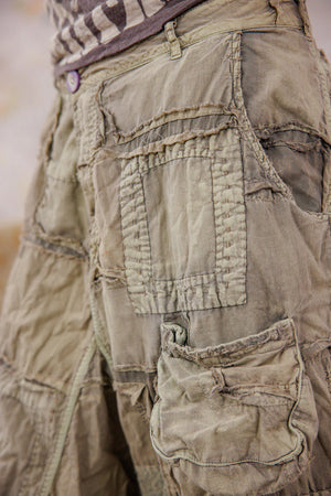 Magnolia  Pearl - Patchwork Joni trousers - Peace