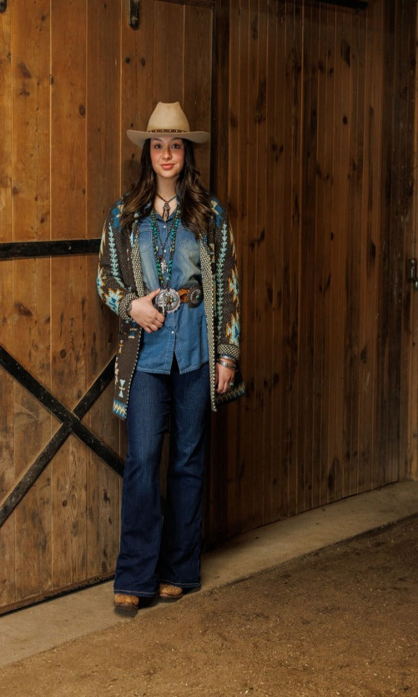 Tasha Polizzi Serena Cardigan - Moose - MEDIUM ONLY