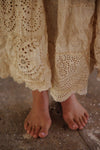 Magnolia Pearl - Eyelet Patchwork Pissarro Skirt - Swan