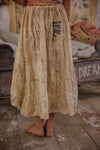 Magnolia Pearl - Eyelet Patchwork Pissarro Skirt - Swan