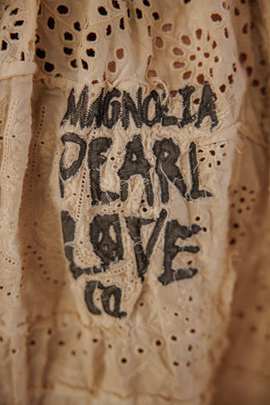 Magnolia Pearl - Eyelet Patchwork Pissarro Skirt - Swan
