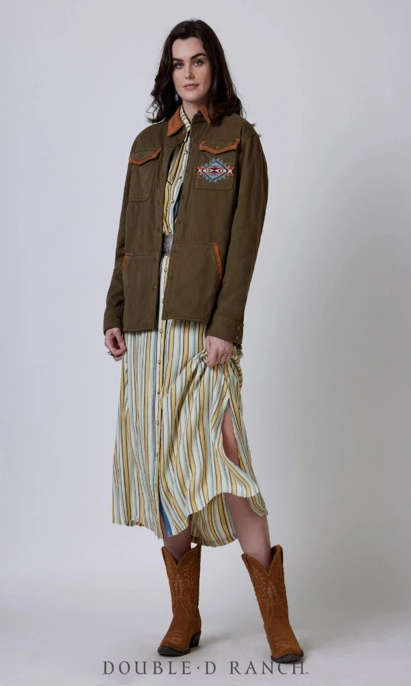 Double D Ranch - Campfire Songs Jacket - Giddy Up Green