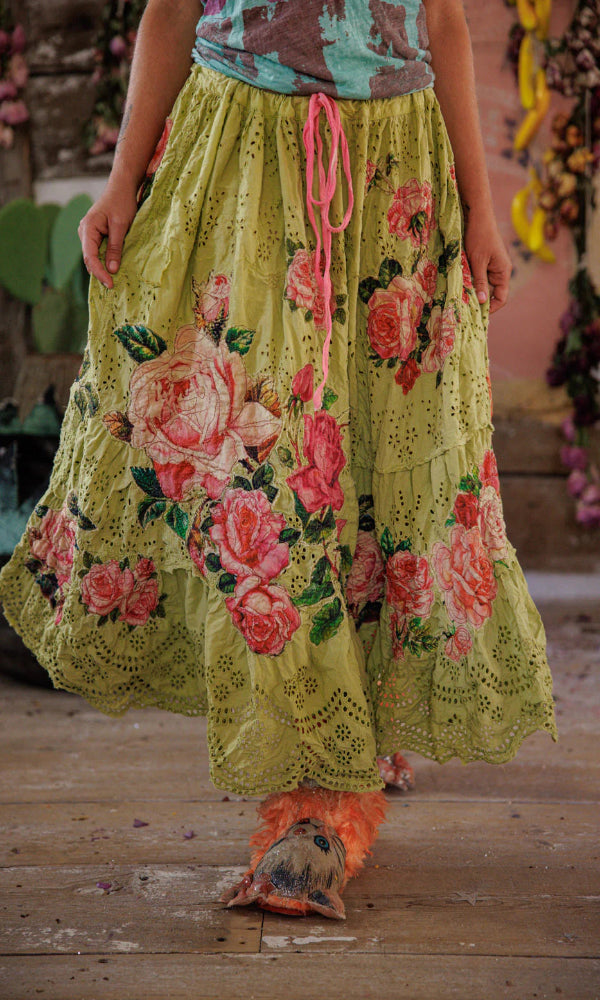 Magnolia Pearl - Eyelet Lala Skirt - Yuzu