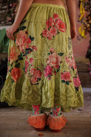 Magnolia Pearl - Eyelet Lala Skirt - Yuzu