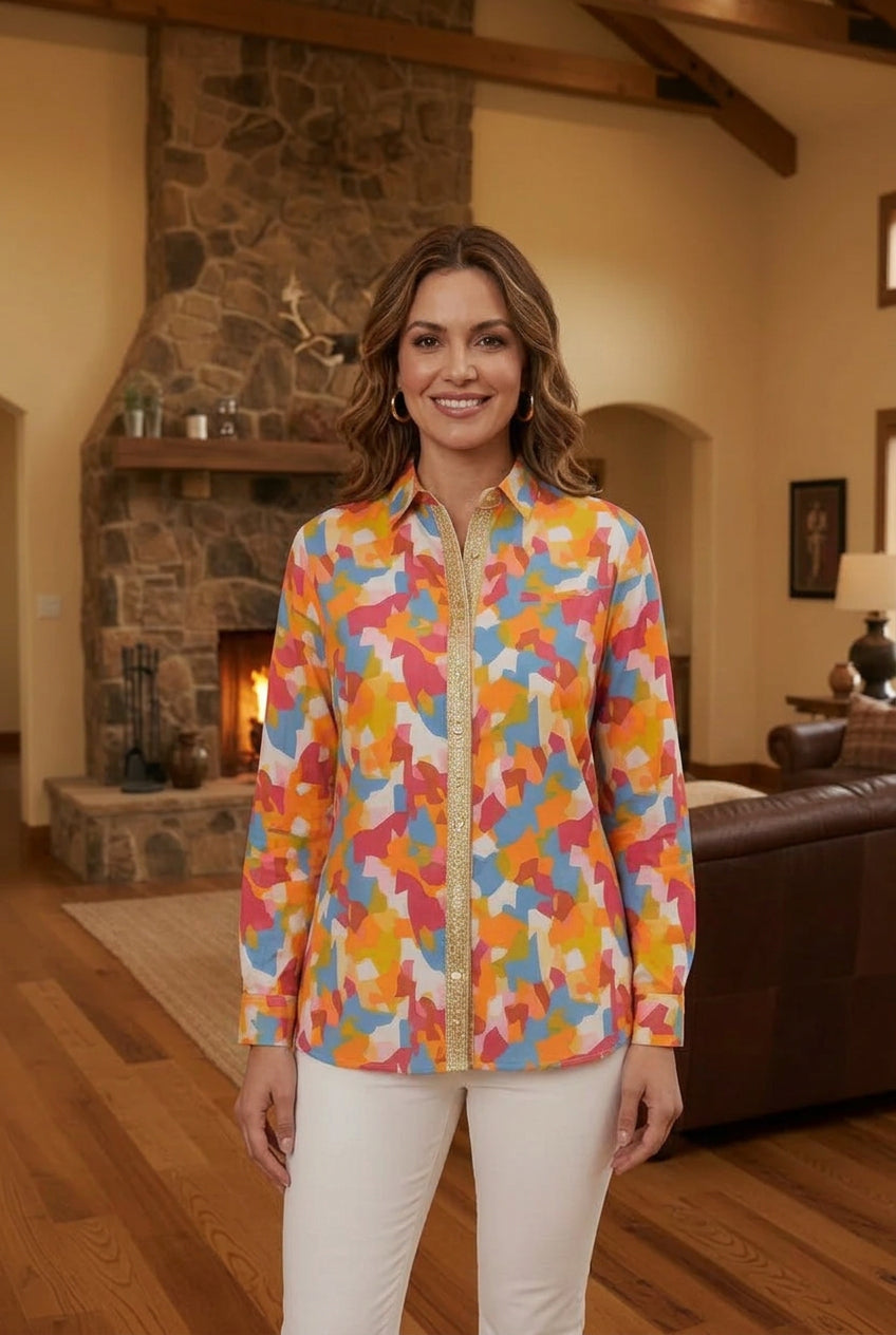 Blazing Stallions Shirt - Multicolor