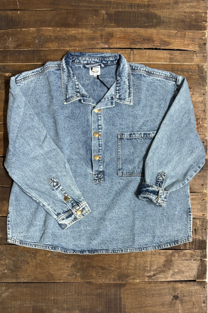 Denim Dreams Top