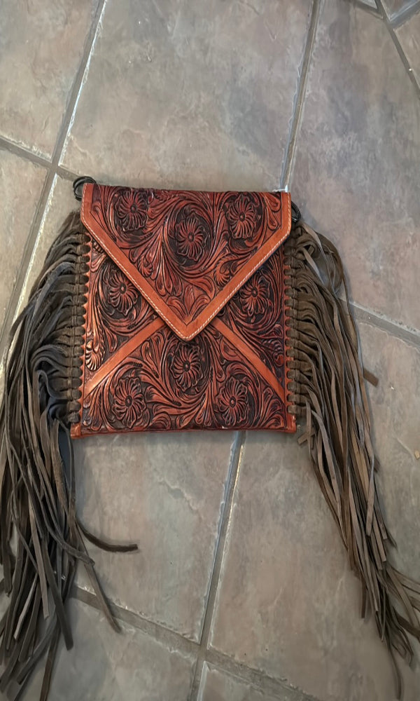 American Darling Tooled  Crossbody