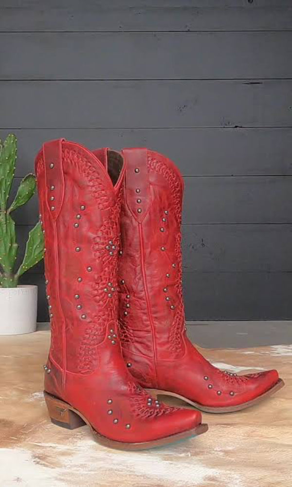 Lane - Smoldering Ruby Boot - Cossette - Size 8 ONLY