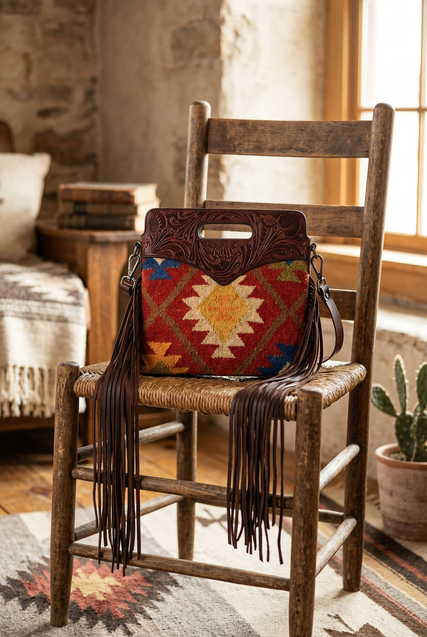 M&F Brynlee Aztec Handbag