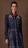 Double D Ranchwear - Sacking Cloth Blouse - Denim