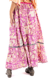 Magnolia Pearl Skirt 151 - Nepali Peasant Skirt - Wildberry