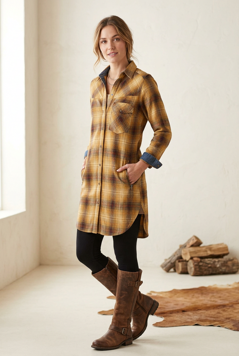 Tasha Polizzi - Highland Shirt - Bark