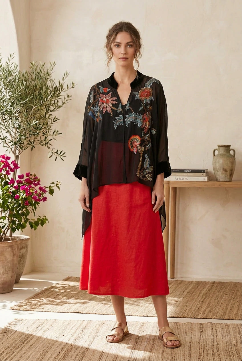 Vintage Collection -Windward Flower Shawl