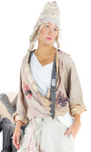 Magnolia Pearl Jacket 725 - Leather Leni Cropped Jacket- Blessed Mother