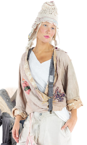 Magnolia Pearl Jacket 725 - Leather Leni Cropped Jacket- Blessed Mother