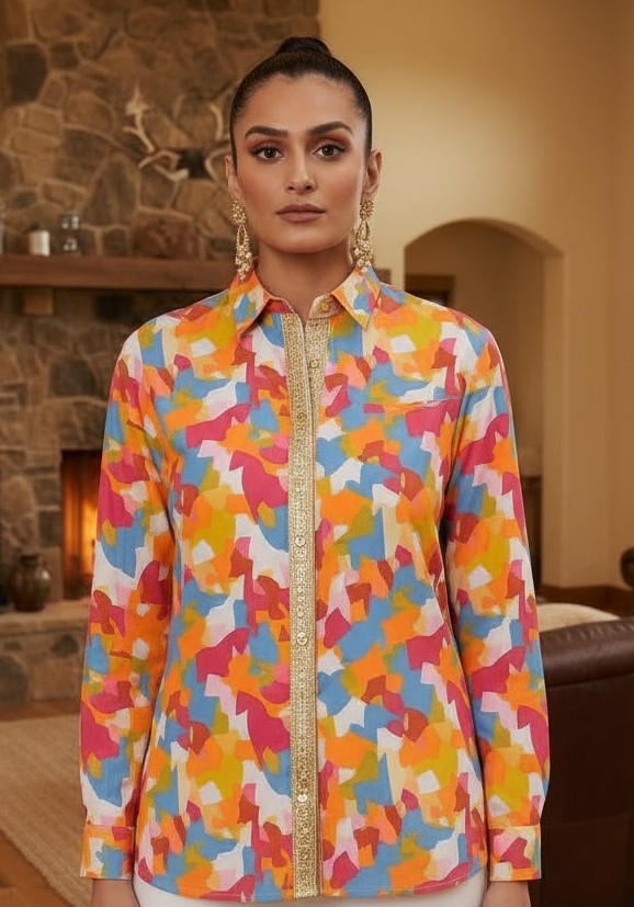 Blazing Stallions Shirt - Multicolor
