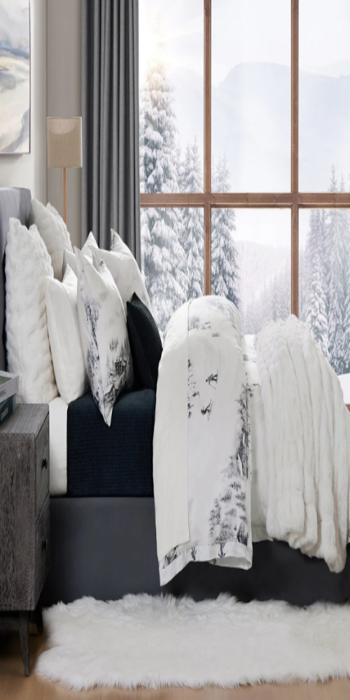 HiEnd Accents - Ski Toile Lyocell Bedding Set - Cowgirl Kim