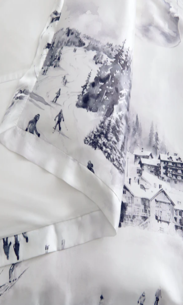 HiEnd Accents - Ski Toile Lyocell Bedding Set - Cowgirl Kim